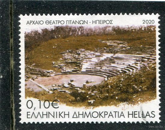 Греция. Развалины театра древней Гитаны