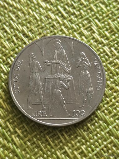 Ватикан 100 лир 1968 г