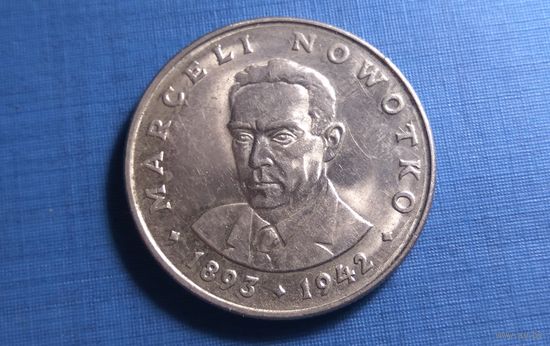 20 злотых 1974. Марсель Новотко. Польша. Состояние!