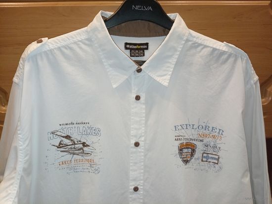 Рубашка Atlas For Men модель Авиатор Большой размер 3XL