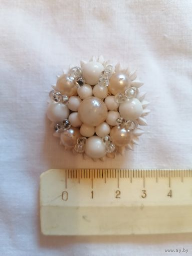 Брошь СССР винтажная наборная