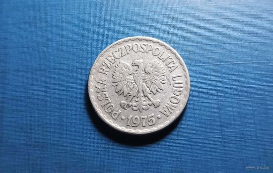 1 злотый 1975. Польша.