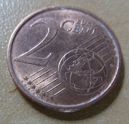 2 евроцента 2015 J Германия