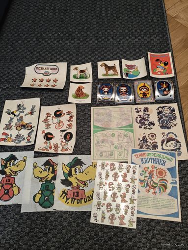 Переводные картинки(переснимки) ссср