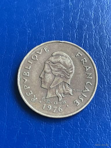 Новая Каледония 100 франков 1976