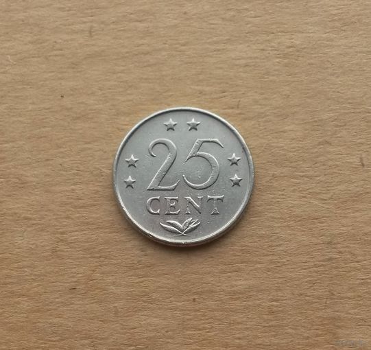 Нидерландские Антильские острова, 25 центов 1980 г.