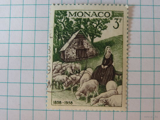 Марка Монако. Овцы. 1958