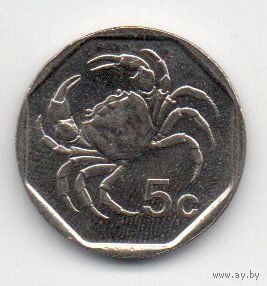 5 центов 2001. Мальта