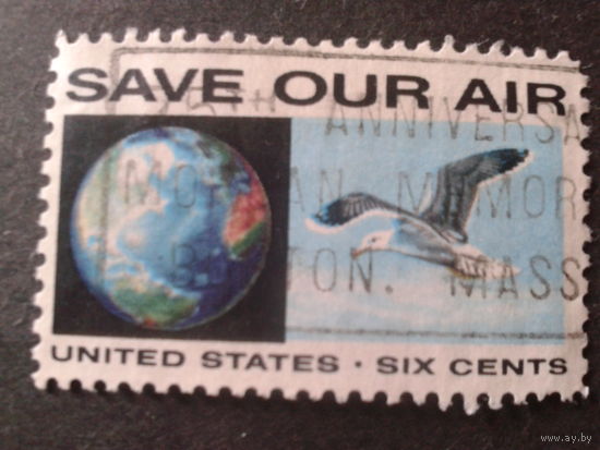 США 1970 спасите воздух, птица