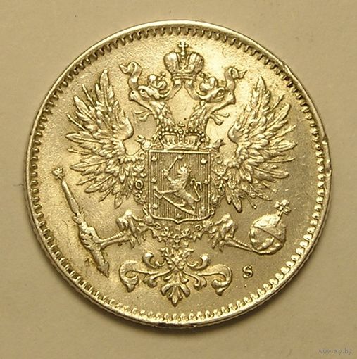 Русс. Финляндия, 50 Пенни 1916, Серебро
