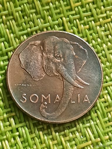 Итальянское Сомали 1 чентезимо 1950 г ( Африканский Слон )