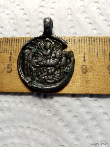 Икона-медальон Успение пресвятой богородицы