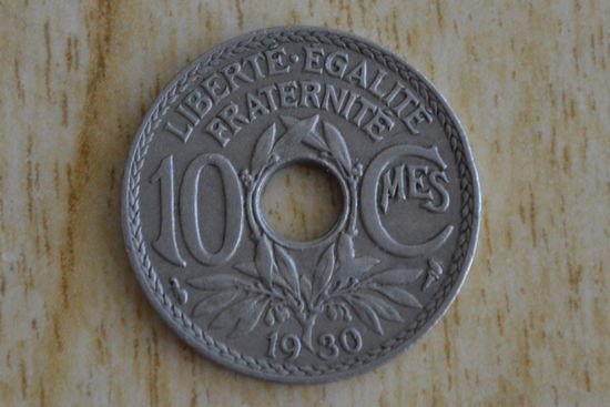 Франция 10 сантимов 1930