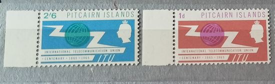 Питкерн 1965 Британский омнибус ITU-союз электросвязи полная серия, MNH