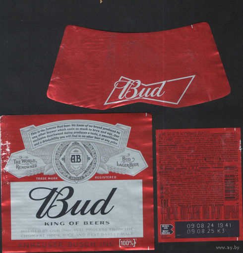 Пивная этикетка (РФ) Bud