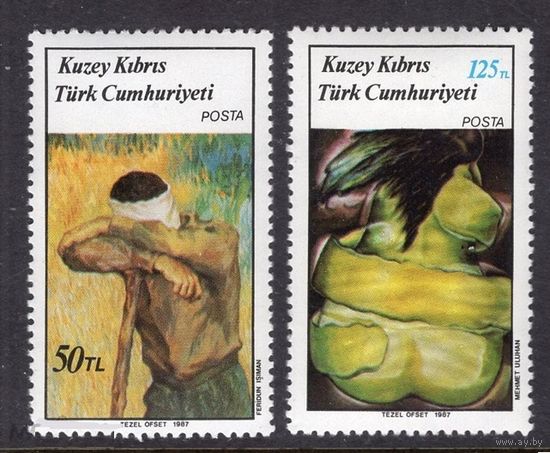 Турецкий Кипр 1987 ** МNН  Живопись. Картины\\Н