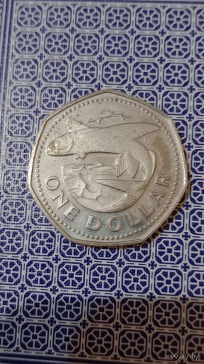 Барбадос 1 доллар 1974