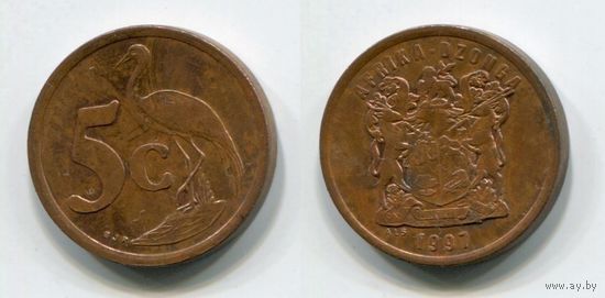 Южная Африка. 5 центов (1997)