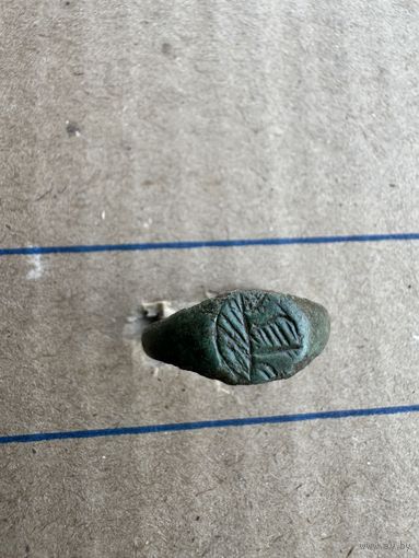 Кольцо старинное 9