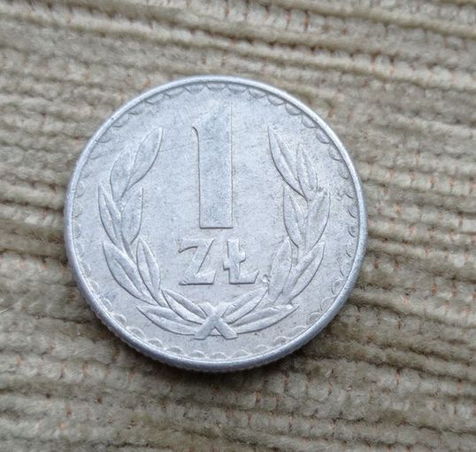 Werty71 Польша 1 злотый 1986