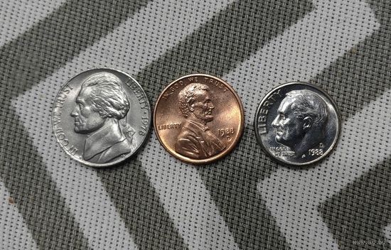Монеты сша unc