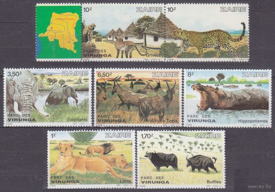 1982 Заир 779-785 Фауна 35,00 евро