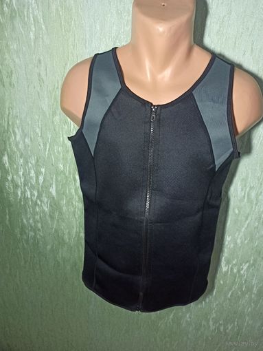 Мужской жилет- сауна для тренировок (L)