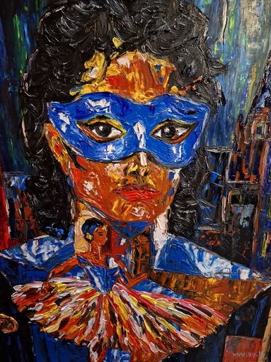 Картина маслом "Майкл Джексон" Salenko