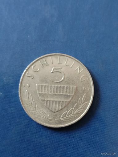 Австрия 5 шиллингов 1991