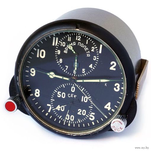 Авиационные бортовые часы АЧС-1М (1976 г.) Вариант К