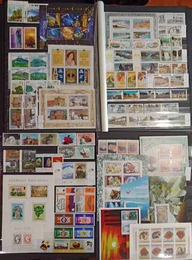 Большой сборный лот иностранных марок, блоков, малый листов, различная тематика, смотрите фото**