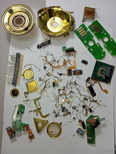 Контакты с позолотой . С рубля