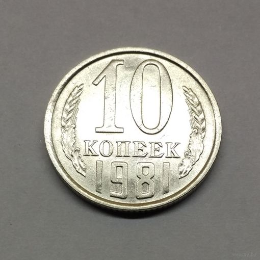 10 копеек 1981 #1 Состояние!