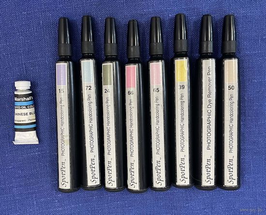 Набор маркеров для коррекции слайдов, цветной кино/фото плёнки