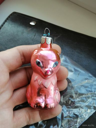 Елочные игрушки звери птицы лисичка