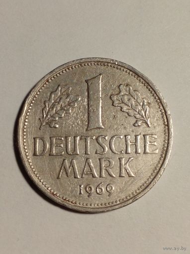 Германия.1 марка 1969 г.D