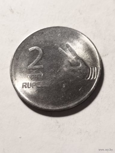 Индия 2 рупии 2010