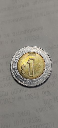 Мексика 1 цент 2000