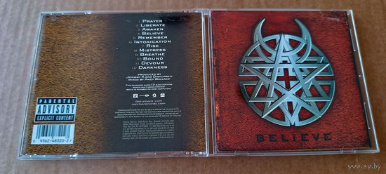 DISTURBED - Believe (enhanced USA 2003 аудио CD)