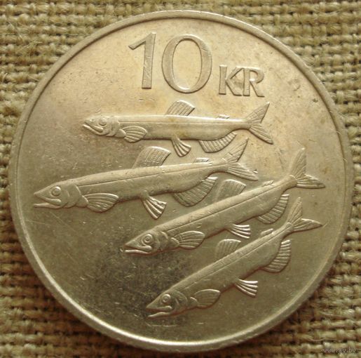 10 крон 1987 Исландия