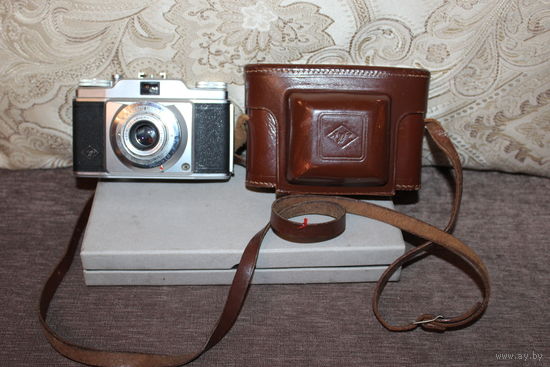 Фотоаппарат "AGFA SILEETE", AGFA COLOR APOTAR, все выдержки рабочие.