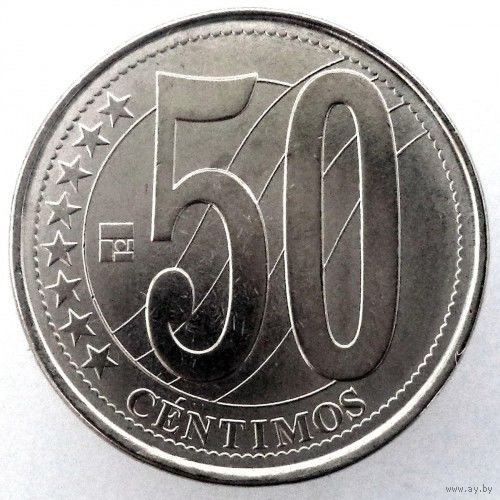 Венесуэла 50 сентимо, 2007 UNC