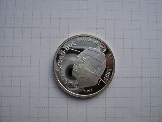 Люксембург 500 франков 1995 "Люксембург - Культурный город Европы" PROOF UNC, серебро
