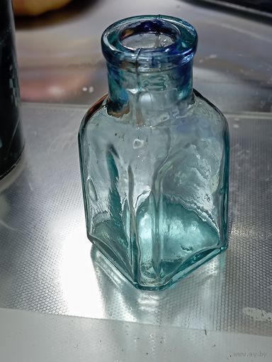 Витражная Аптечная бутылка ( пузырек ) .