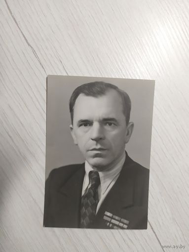 Черно-белое фото "Ветеран ВОВ "\1