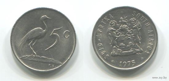 Южная Африка. 5 центов (1975, XF)