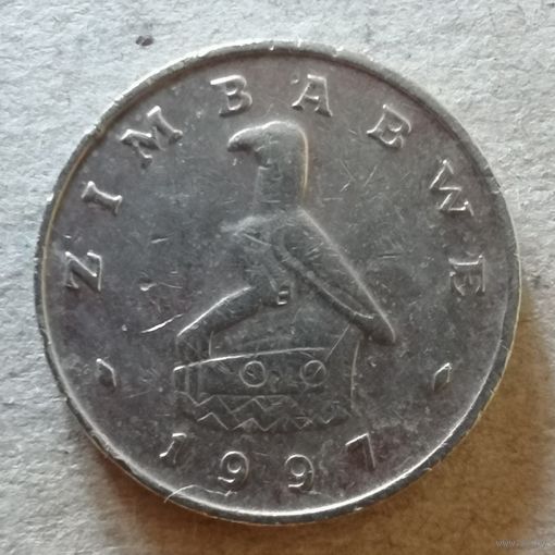 Зимбабве 10 центов 1997 г., KM# 3