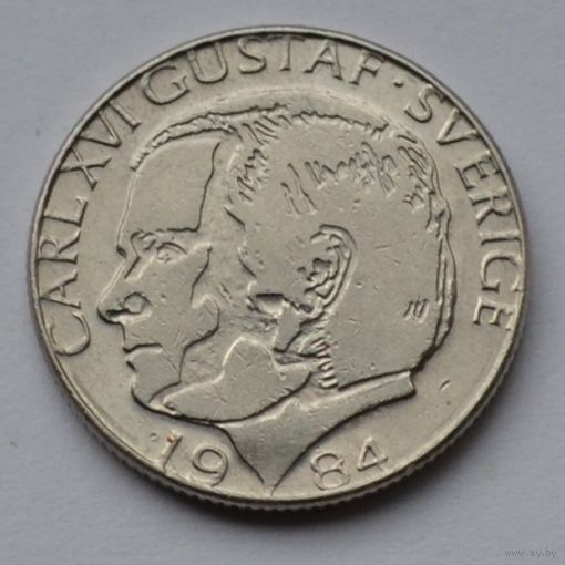 Швеция, 1 крона 1984 г.