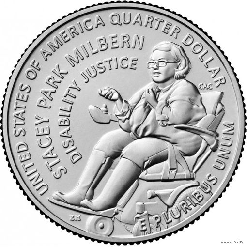 США 25 центов, 2025 P Стейси Парк Милберн UNC