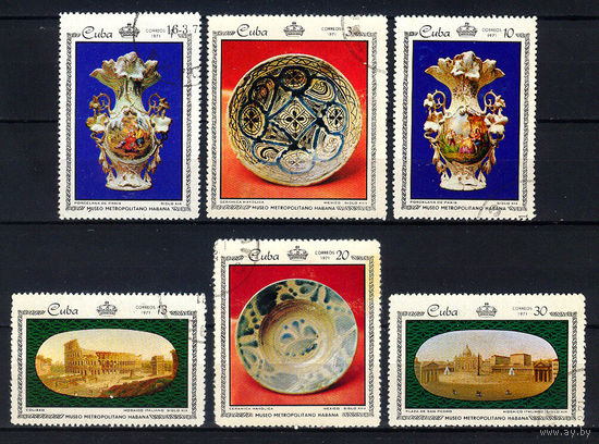 1971 Куба. Фарфор и мозаика